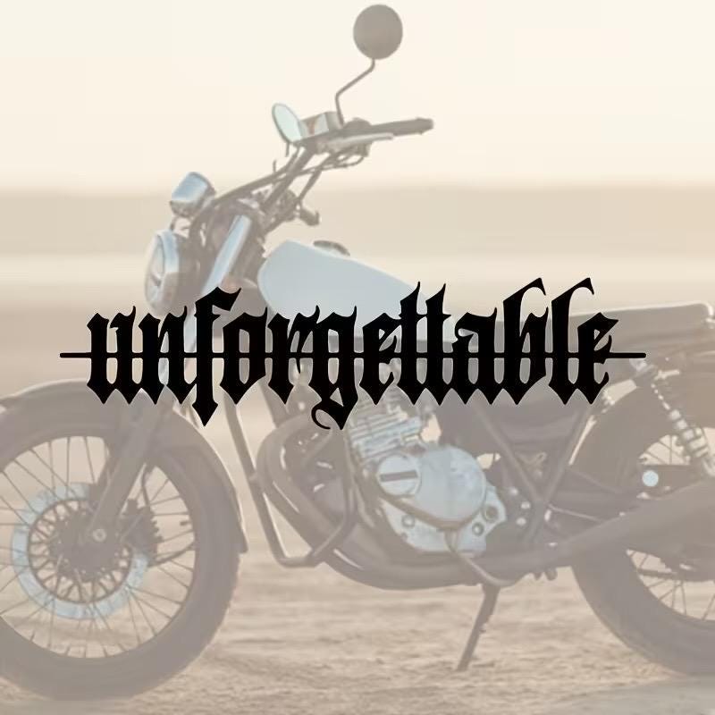 Unforgettable Sticker Unforgettable Car Sticker Vinly Decal Window Bumper Sticker (all ...
