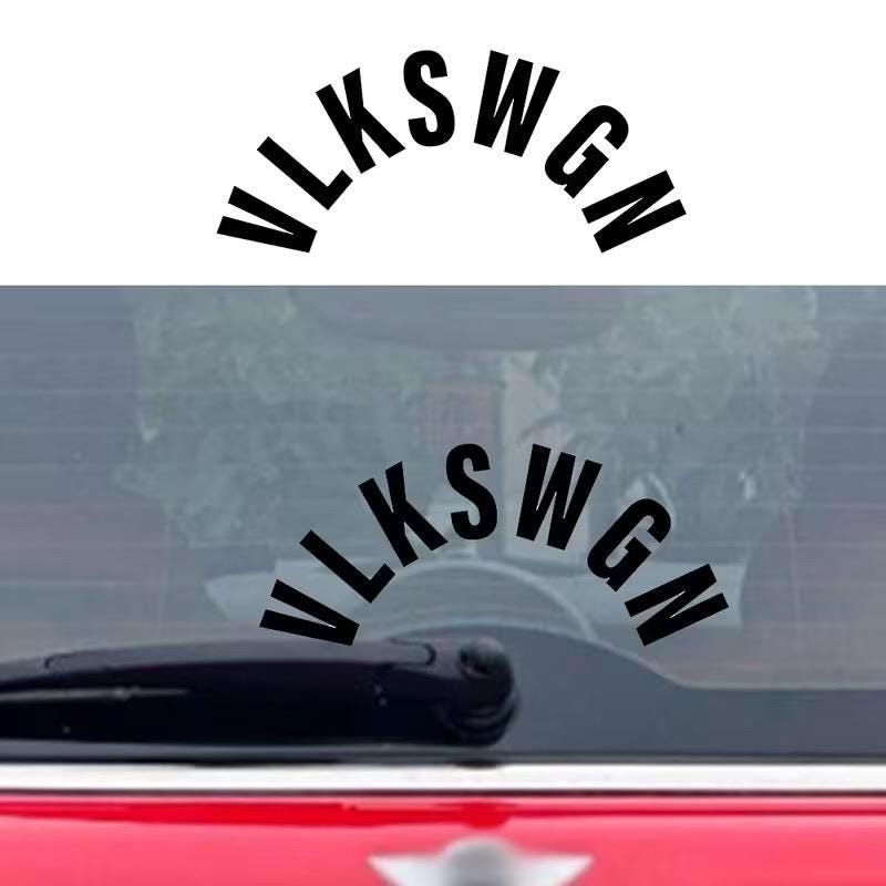 Vw Rear Window Graphics Vw Rear Window Decals - Etsy UK