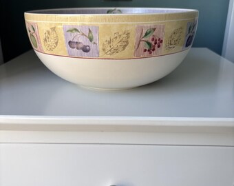 Vintage M&S Marks and Spencer Wild Fruits grote serveer-/mengkom
