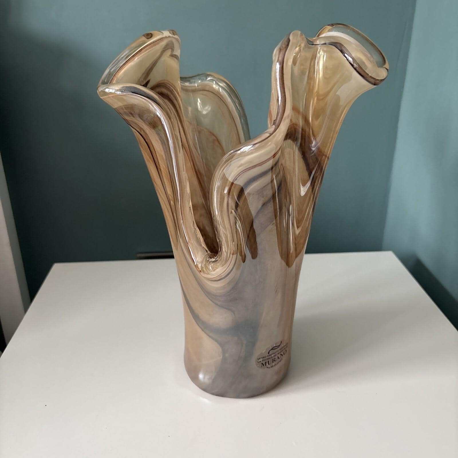 Pink Murano Vase - Etsy