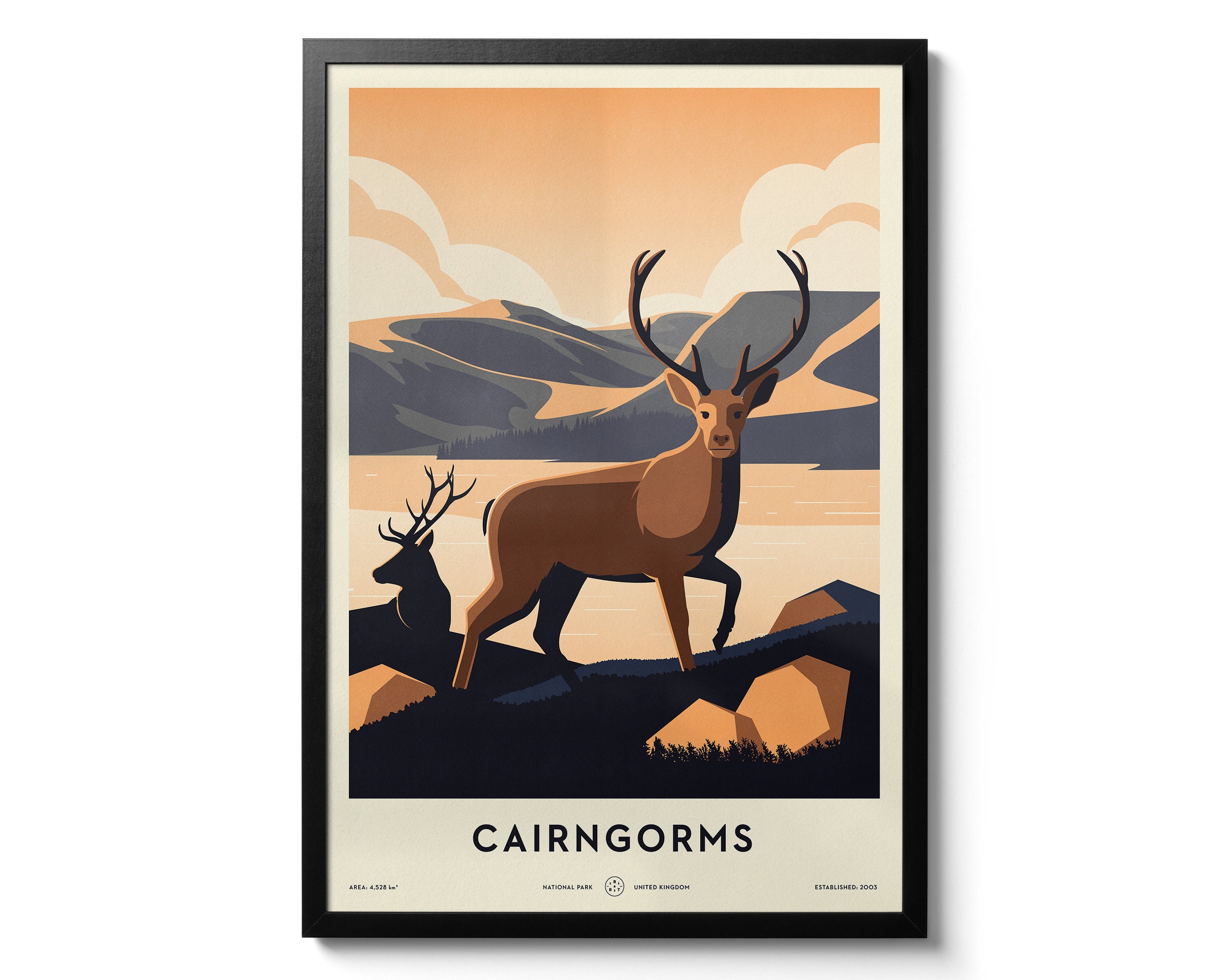 Cairngorms UK National Park Print Travel Poster Art Print - Etsy Cairngorms UK National Park Print Travel Poster Art Print - Etsy