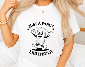 Just A Fancy Lightbulb Vintage Rubber Hose Vacuum Tube Amp PNG: Retro Audio Humor png Audiophile Clipart Vintage Tech (Digital Download)