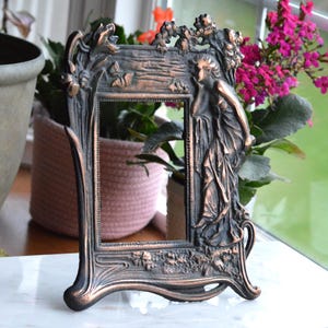 Copper Frame Art Nouveau - Etsy display picture 1
