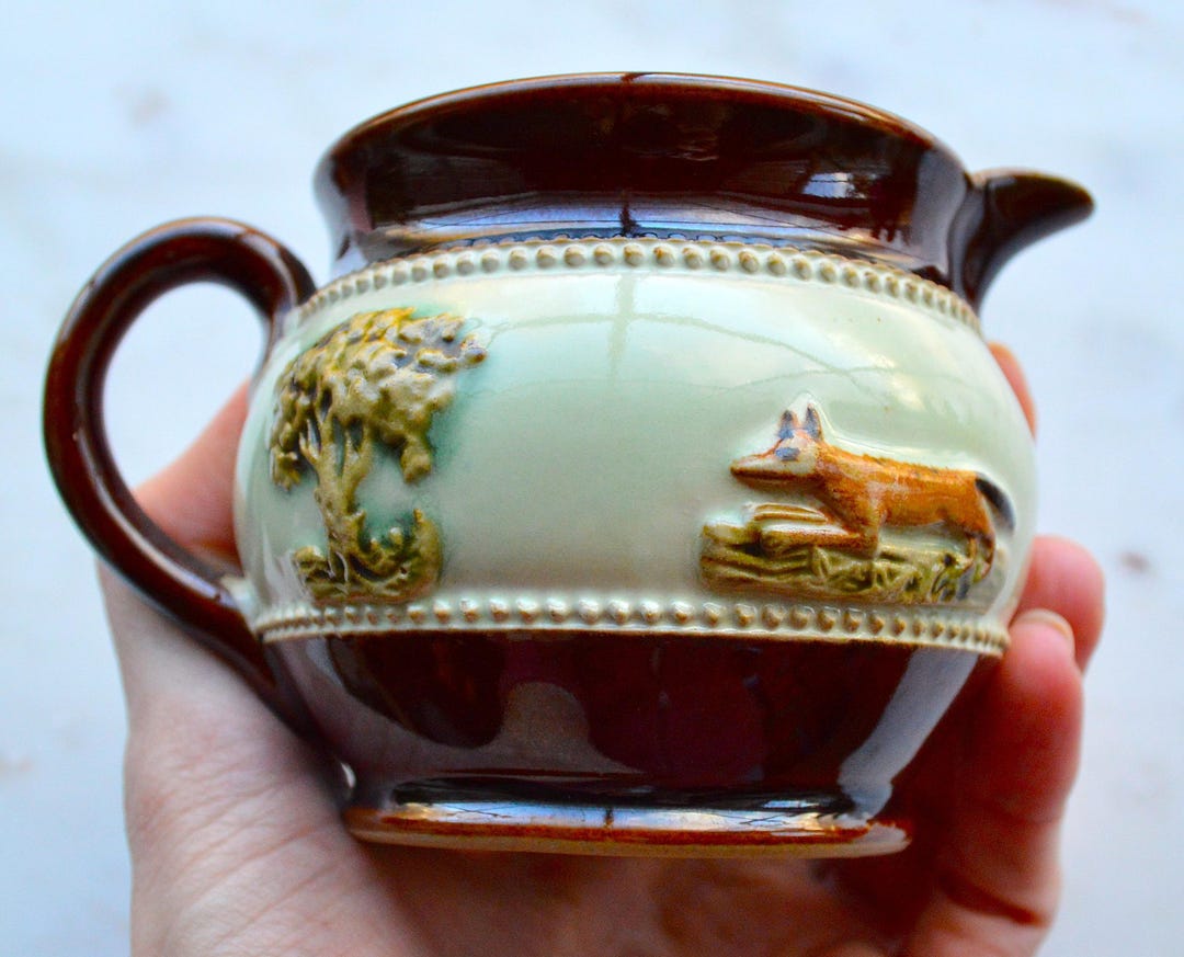 Antique Denby Stoneware Hunting Pitcher – Bourne Derbyshire England ...