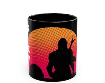 This Is The Way Mug | Mandalorian Sunset Silhouette on Black Mug