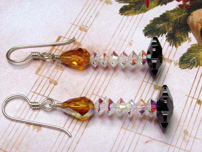 Christmas Candle Earrings Candle Earrings Christmas Etsy