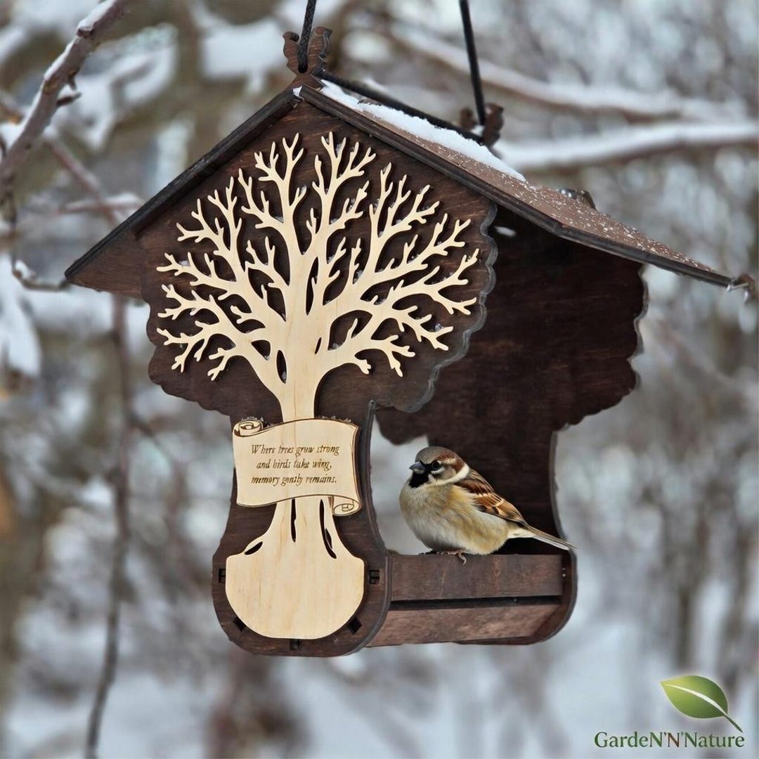 Memory Bird Memorial Bird Feeder for Loved One, Sympathy Gift, in Loving Memory ...