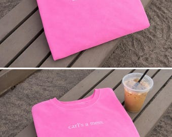 Carl’s a mess Crewneck Sweatshirts