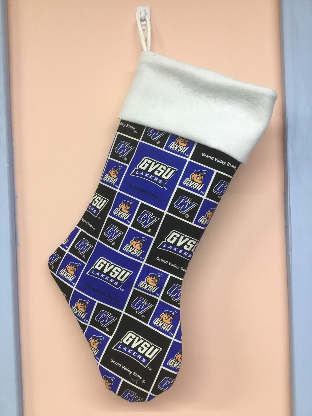 GVSU Lakers Christmas Stocking Fully Lined Size 18 X Etsy