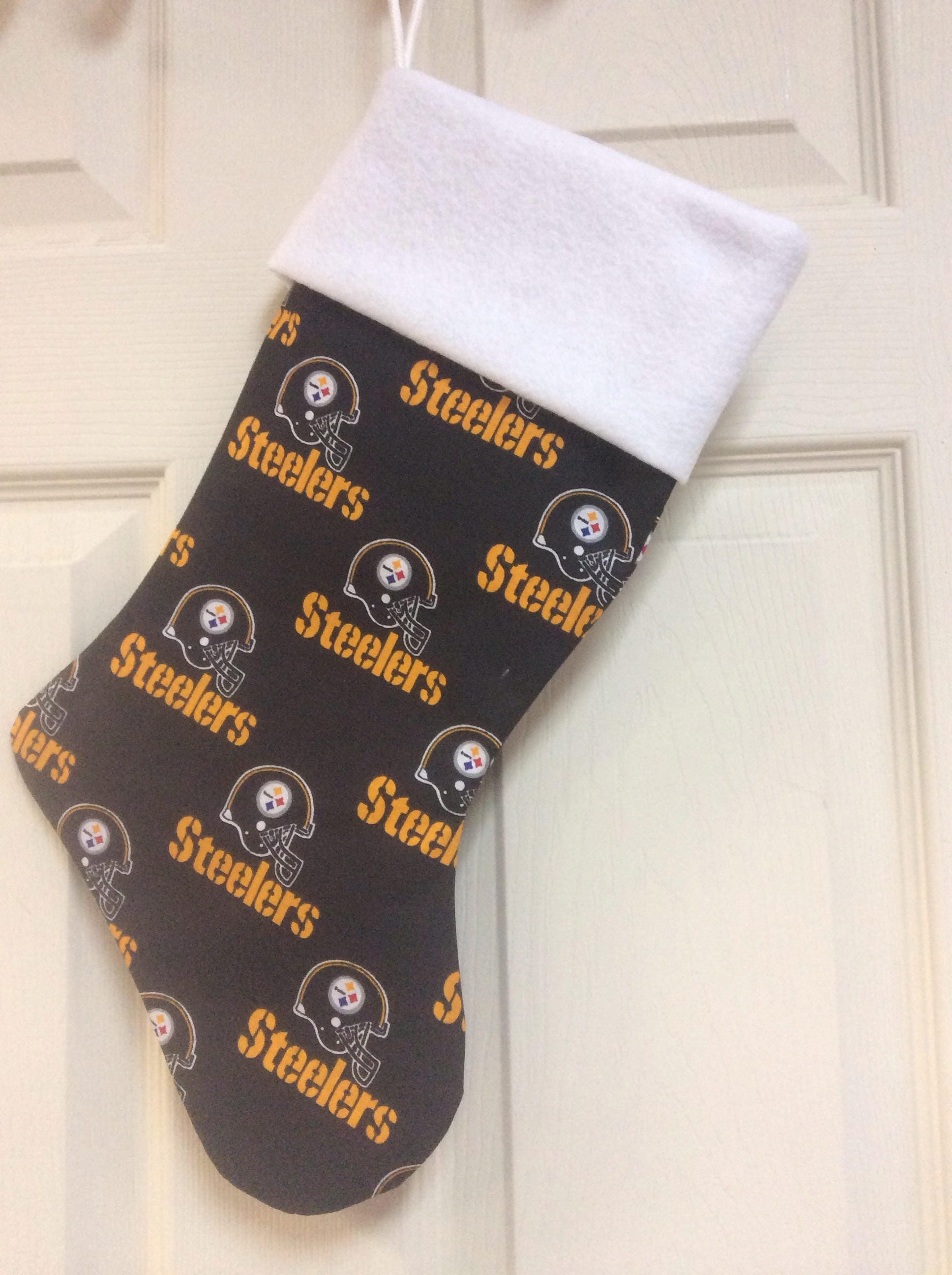 Pittsburgh Steelers Christmas Stocking with your name Etsy