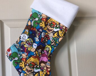 Super Mario Stocking | Etsy