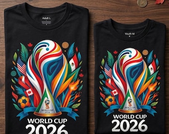 Kids' Deluxe Edition 2026 World Cup Commemorative T-Shirt | Gildan 5000B