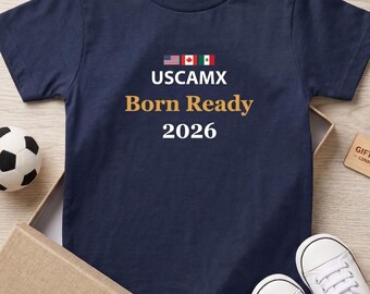 Camiseta de fútbol para niños pequeños, camiseta de la nación anfitriona de la Copa Mundial 2026 USAMEX