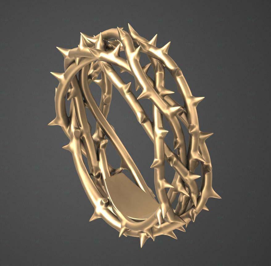 ANELLO CORONA DI SPINE - Feel No Pain