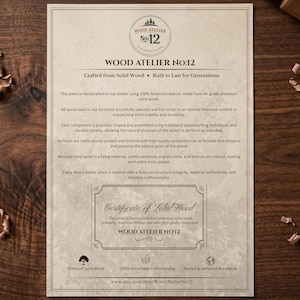 Solid Walnut Dining Table, Rounded Mid Century Modern Kitchen Tables, Handcrafted Scandi Wood Furniture image 5