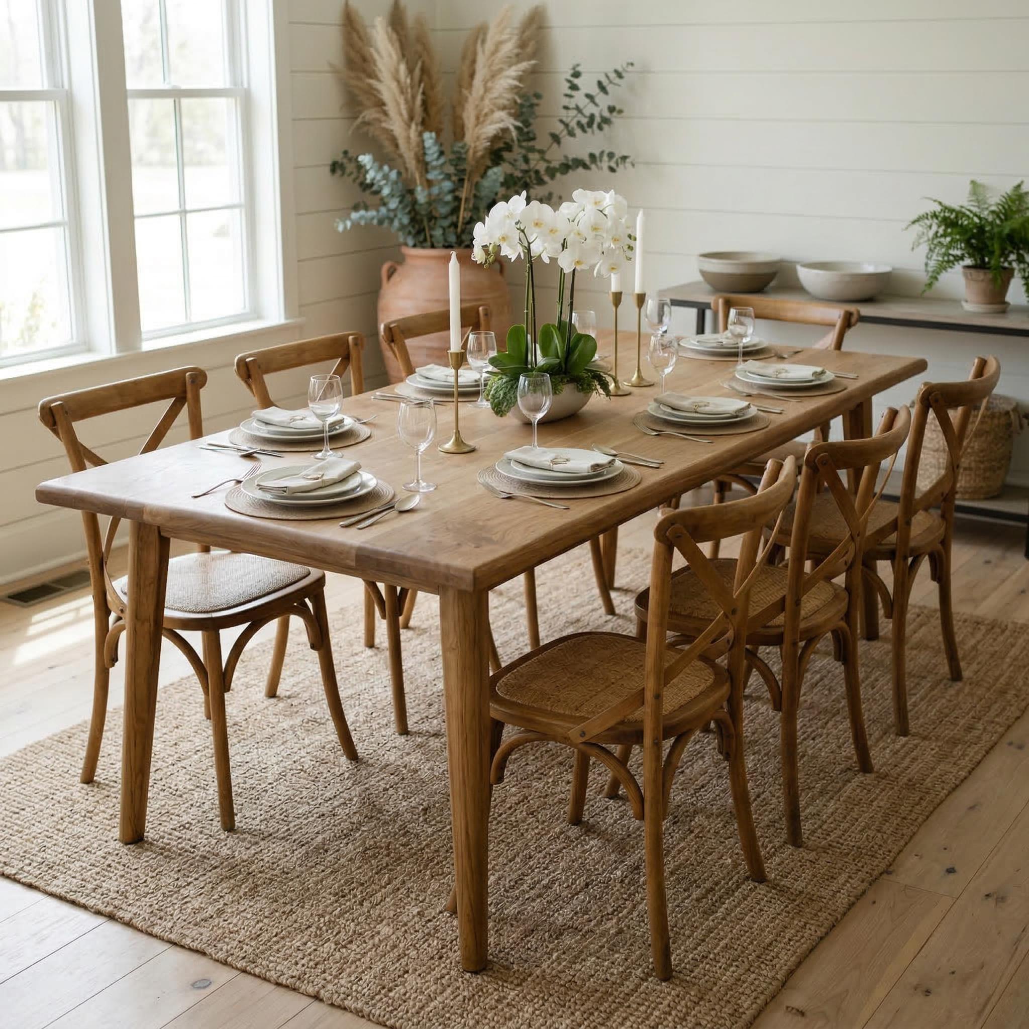 Walnut Dining Table, Midcentury Modern Solid Wood Kitchen Tables - Etsy