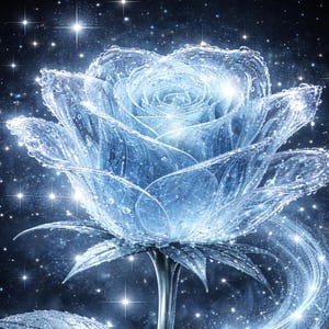 Ice Blue Roses - Etsy