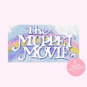 The Muppet Movie Cover Cross Stitch Pattern