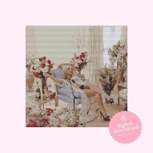 Sabrina Carpenter Album Cover Cross Stitch Pattern (Digital Download)