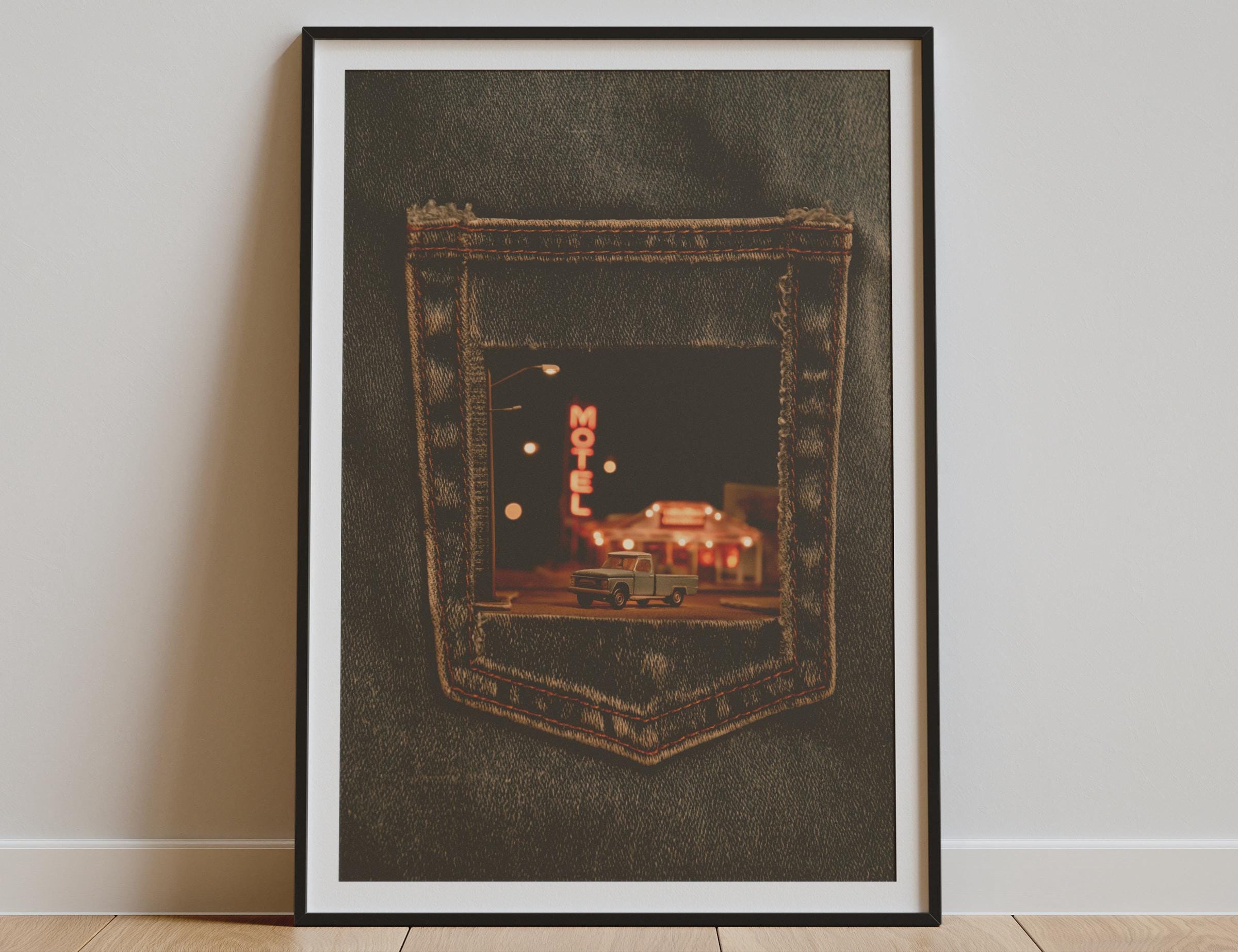 Denim Neon Sign - Etsy