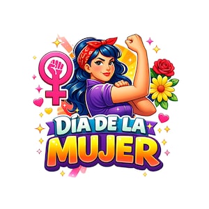 Dia de la Mujer PNG 8 de Marzo Feministische Schleife Png Kokette rosa Leopard, Bündel zum internationalen Frauentag 2026, Latein Geschenk Women Empowerment