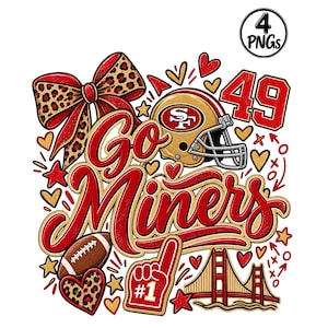 San Francisco Football Game Day Shit Design PNG | San Francisco Fan Art PNG | 49ers NFL Football Png | Football Shirt Digital Download