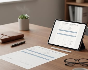 Calendrier de chantier PDF A4 | Suivi des travaux | Planning rénovation | Téléchargement instantané