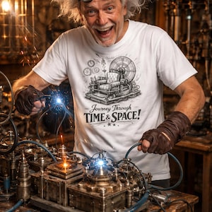 Time Machine T-Shirt – Funny Sci-Fi Gift for Time Travel Lovers