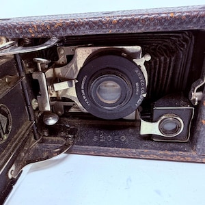 No.1 A Ansco Folding Camera Antique Untested For Display Or Parts 1920’s Speedex
