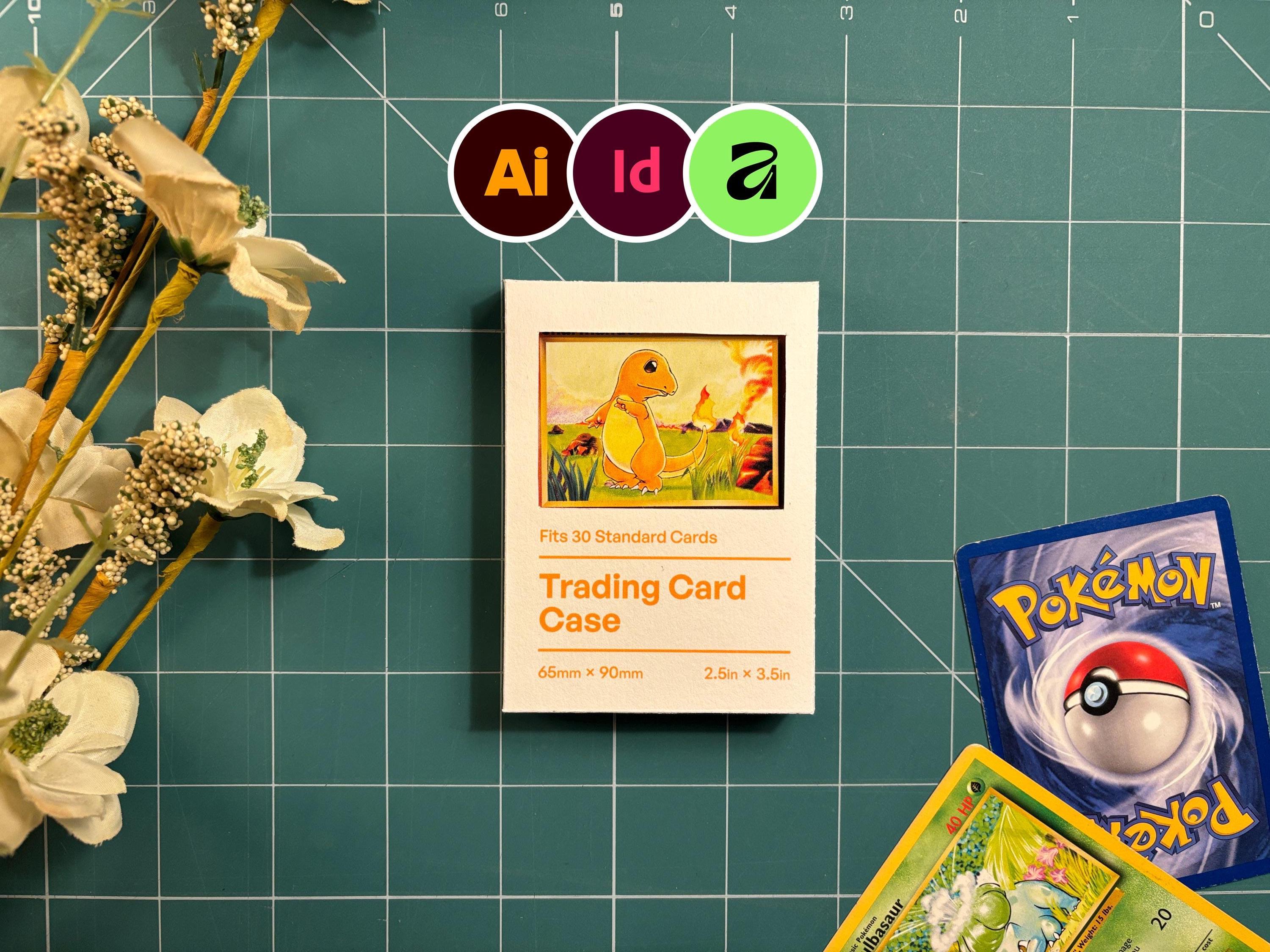 how to make a pokemon card case Amazon.com: Trading Card Binder for Pokemon Baseball Football Hockey Soccer  Sport TCG MTG Yugioh Card Holder Binder Book 4-Pocket Sleeve 400 Pockets  Side Loading Card Case Album-I can do all things through