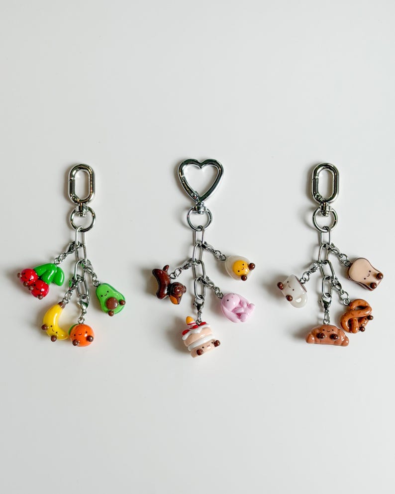 Jellycat Handmade Clay Bagcharm, Polymer Clay Charms, Keychain, Phone Accessory image 2