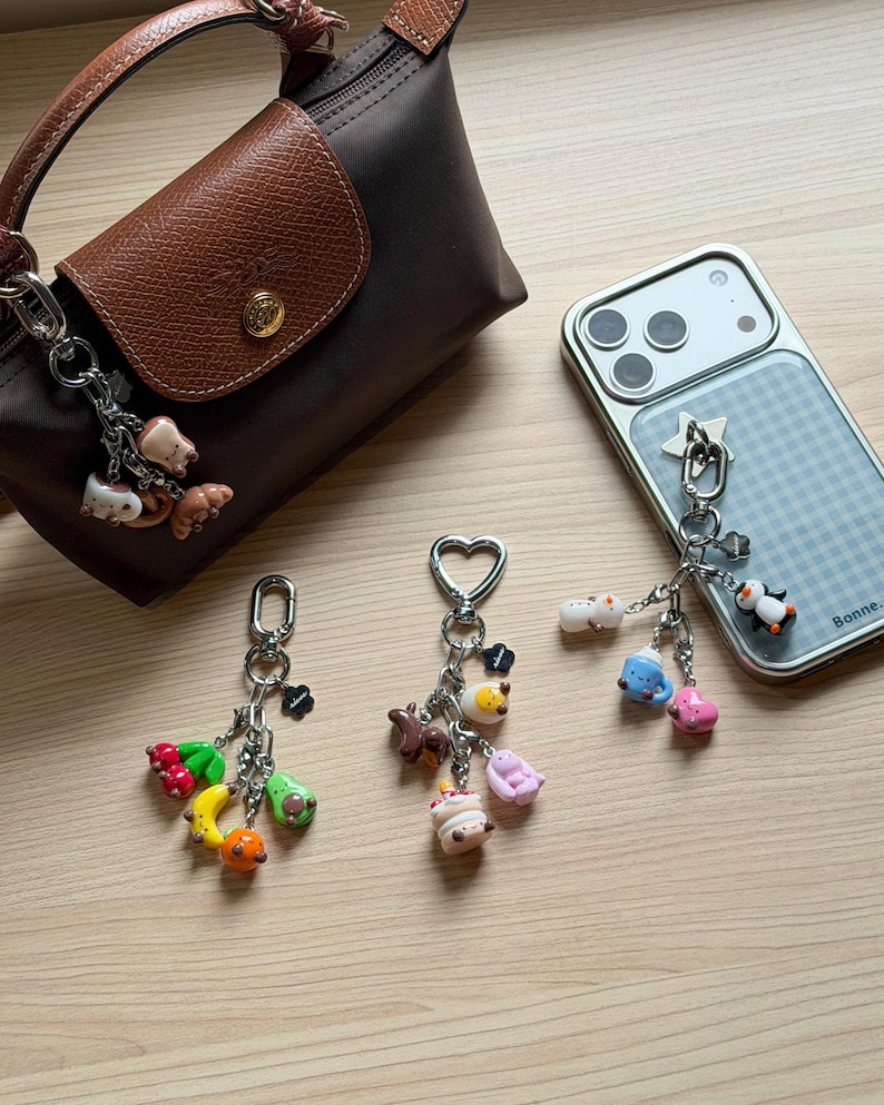 Jellycat Handmade Clay Bagcharm, Polymer Clay Charms, Keychain, Phone Accessory image 10