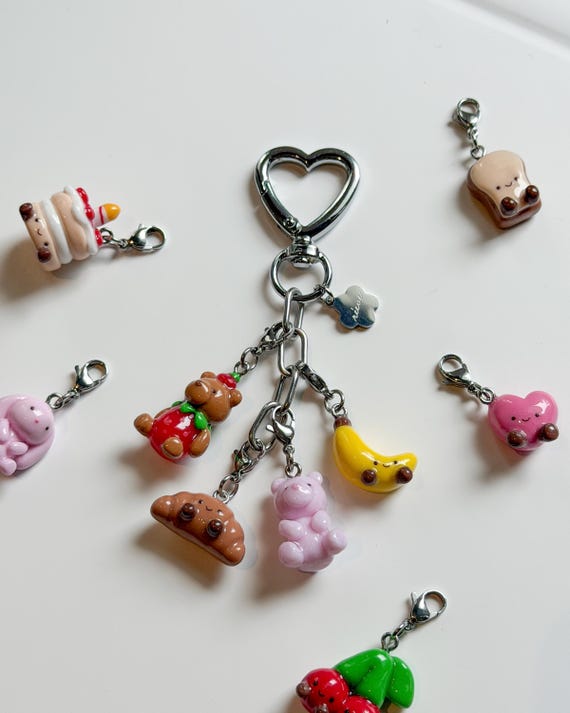 Jellycat Handmade Clay Bagcharm, Polymer Clay Charms, Keychain, Phone Accessory