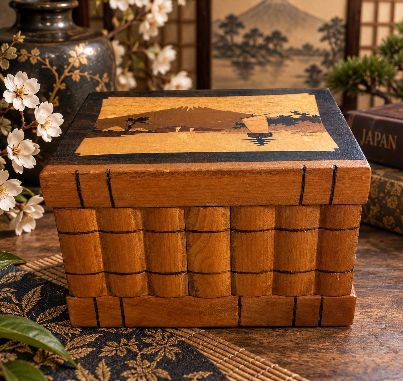 Vintage Japanese Puzzle Boxes - Etsy