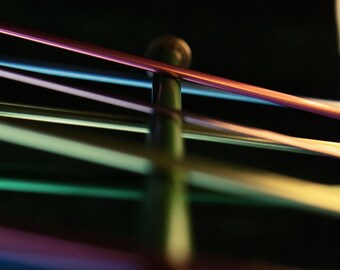 Knitting Needles Photo #3, Abstract Photography, Colorful Fine Art Print, Still Life, Housewarming Gift, Framed, Canvas, FREE SHIPPING