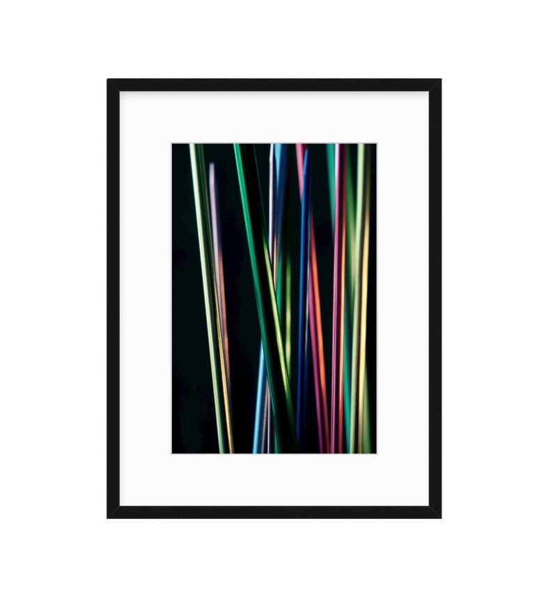 Knitting Needles Photo 1, Abstract Photography, Colorful Fine Art Print, Still Life, Housewarming Gift, Framed, Canvas, FREE SHIPPING image 2