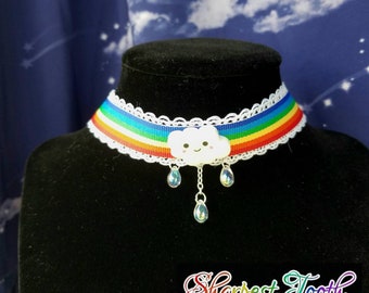 PRIDE Happy Raincloud Choker