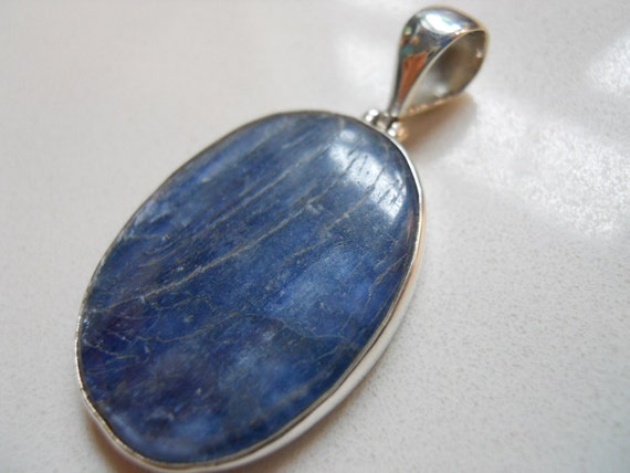 Sterling Silver Blue Kyanite Pendant - image 4