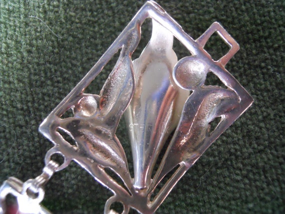 Sterling Silver Art Deco Bracelet - image 3