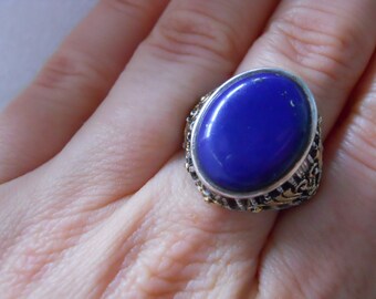 Unique Unisex Lapis Ring