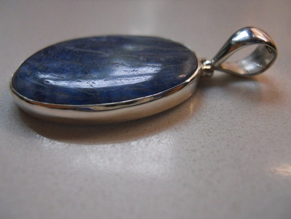 Sterling Silver Blue Kyanite Pendant - image 5