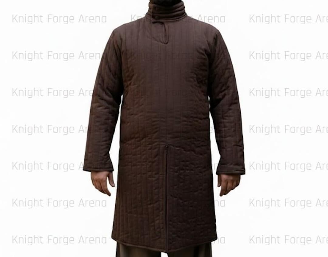 Medieval Knight Padded Gambeson - Men’s Arming Coat, LARP & Cosplay ...