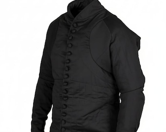 Medieval Padded Gambeson KFA-1017 - 14th Century Handcrafted Armor Jacket for LARP, Stage, and Combat