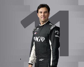 Sergio Perez F1 Go Kart Racing Suit, CIK/FIA Level 2, Custom Jump Suit