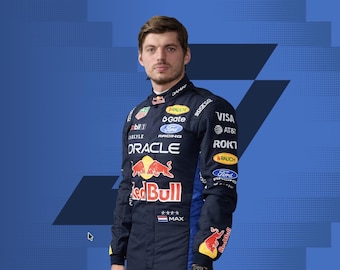 Traje de carreras de karts de Max Verstappen para Fórmula 1, CIK/FIA Nivel 2, traje de salto personalizado.