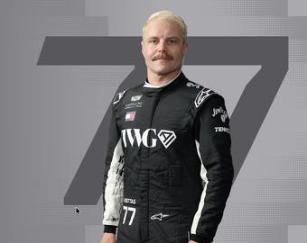 Valtteri Bottas F1 Go Kart Racing Suit, CIK/FIA Level 2, Custom Jump Suit