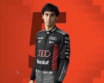 Gabriel Bortoleto F1 Go Kart Racing Suit, CIK/FIA Level 2, Custom Jump Suit