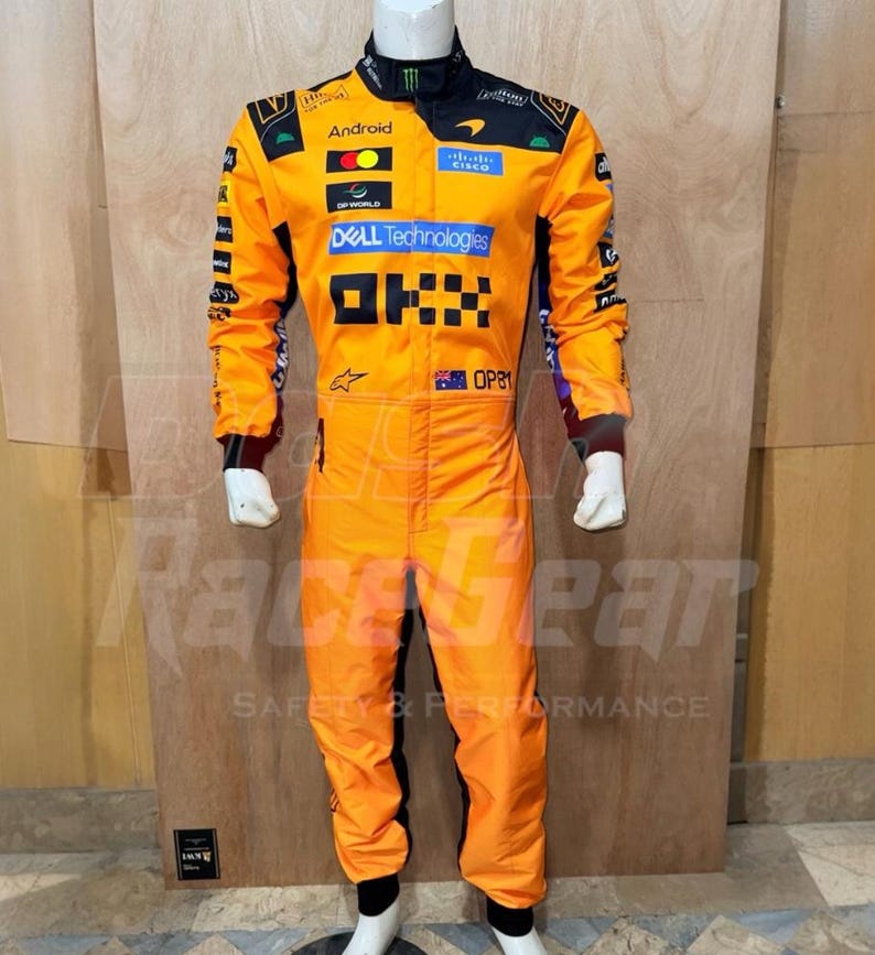MCLAREN 2026 Go Kart Racing Suit, 2-layer F1 Performance, Custom Name ...
