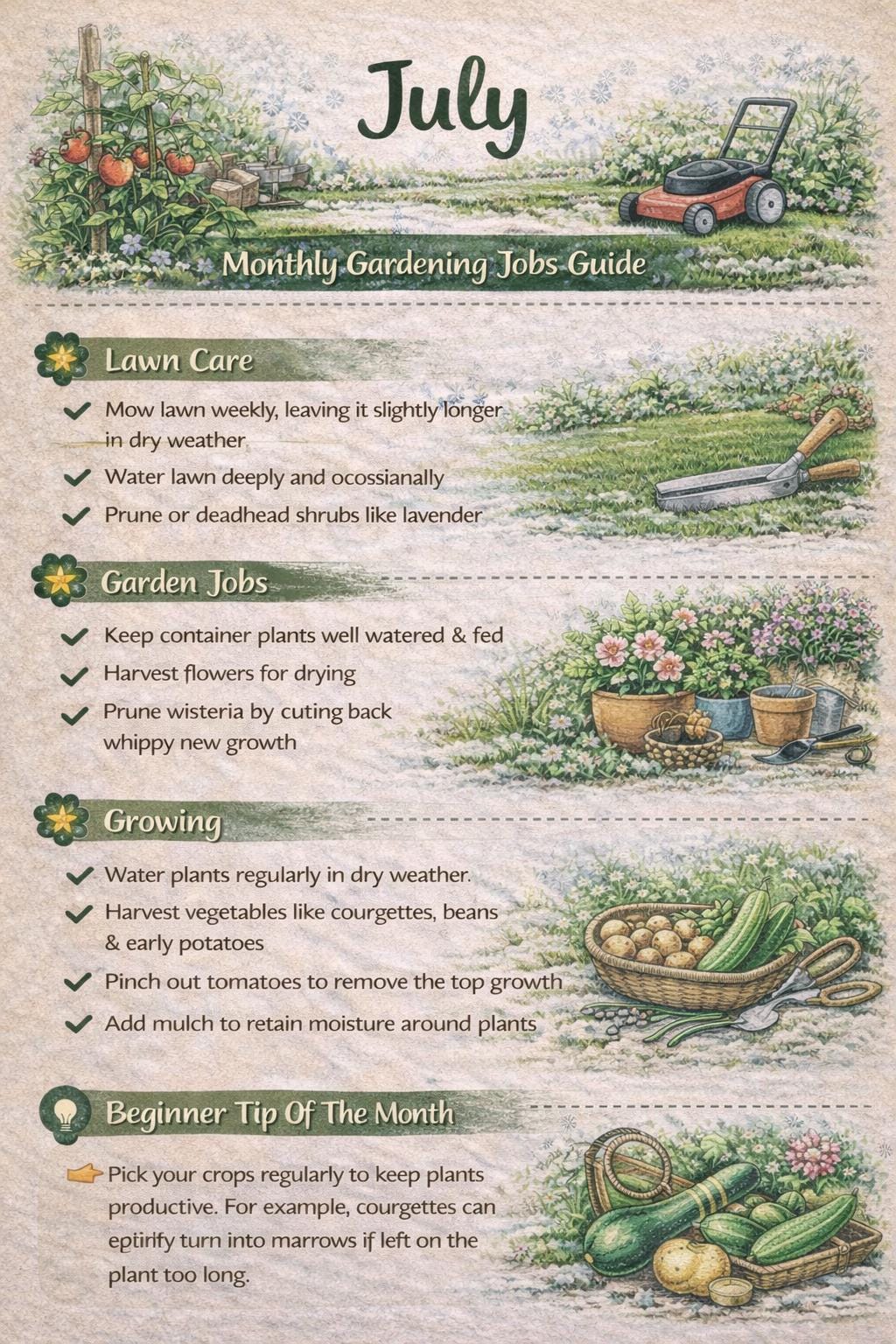 UK Gardening Calendar | Monthly Garden Planner, Lawn Care (digital Download) - Etsy