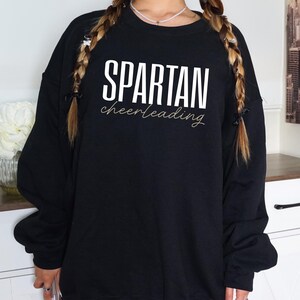 Spartan Cheer Script SVG PNG Cut File Fall Sports School Mascot Design ...